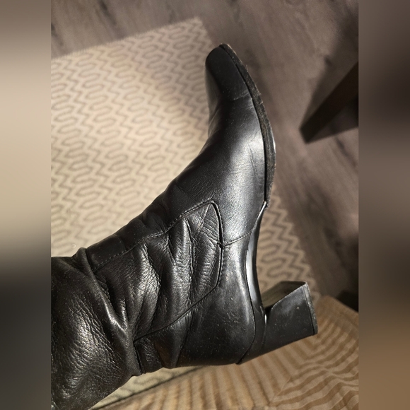 PRADA authentic vintage deepdark brown soft leather over the knee boots Used, 38 - Picture 6 of 16